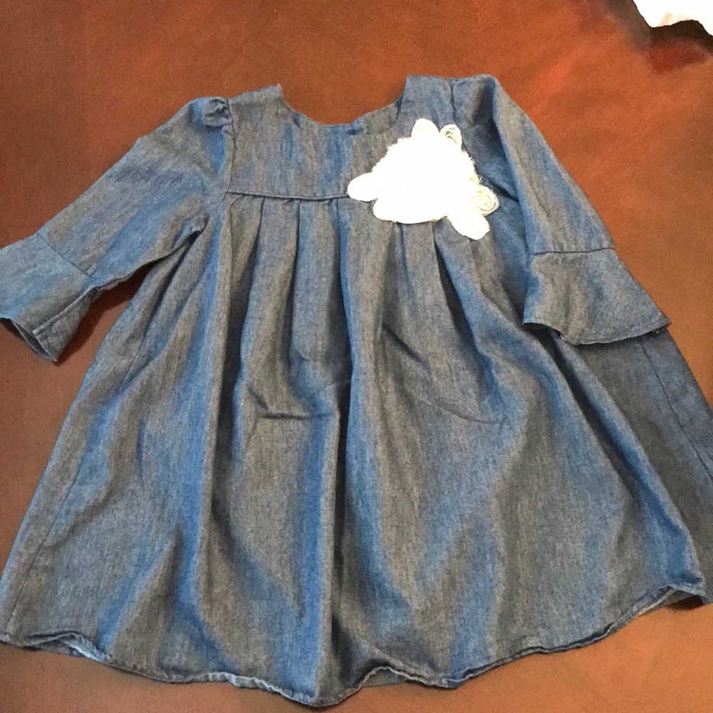 So cute! Jean short dress/tunic top